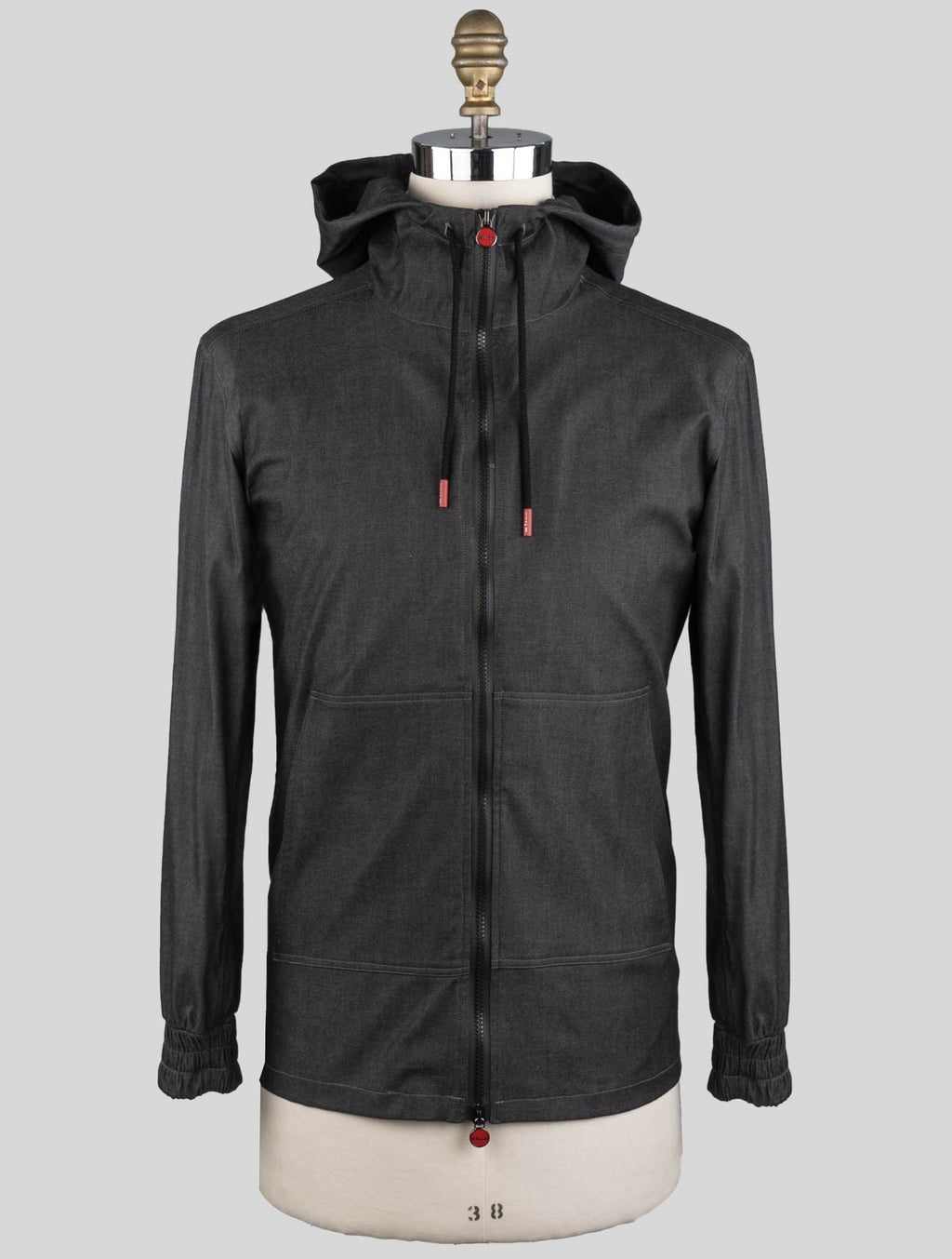 Kiton Kiton Dark Gray Cotton Ea Sweatshirt Umbi Dark Gray 000