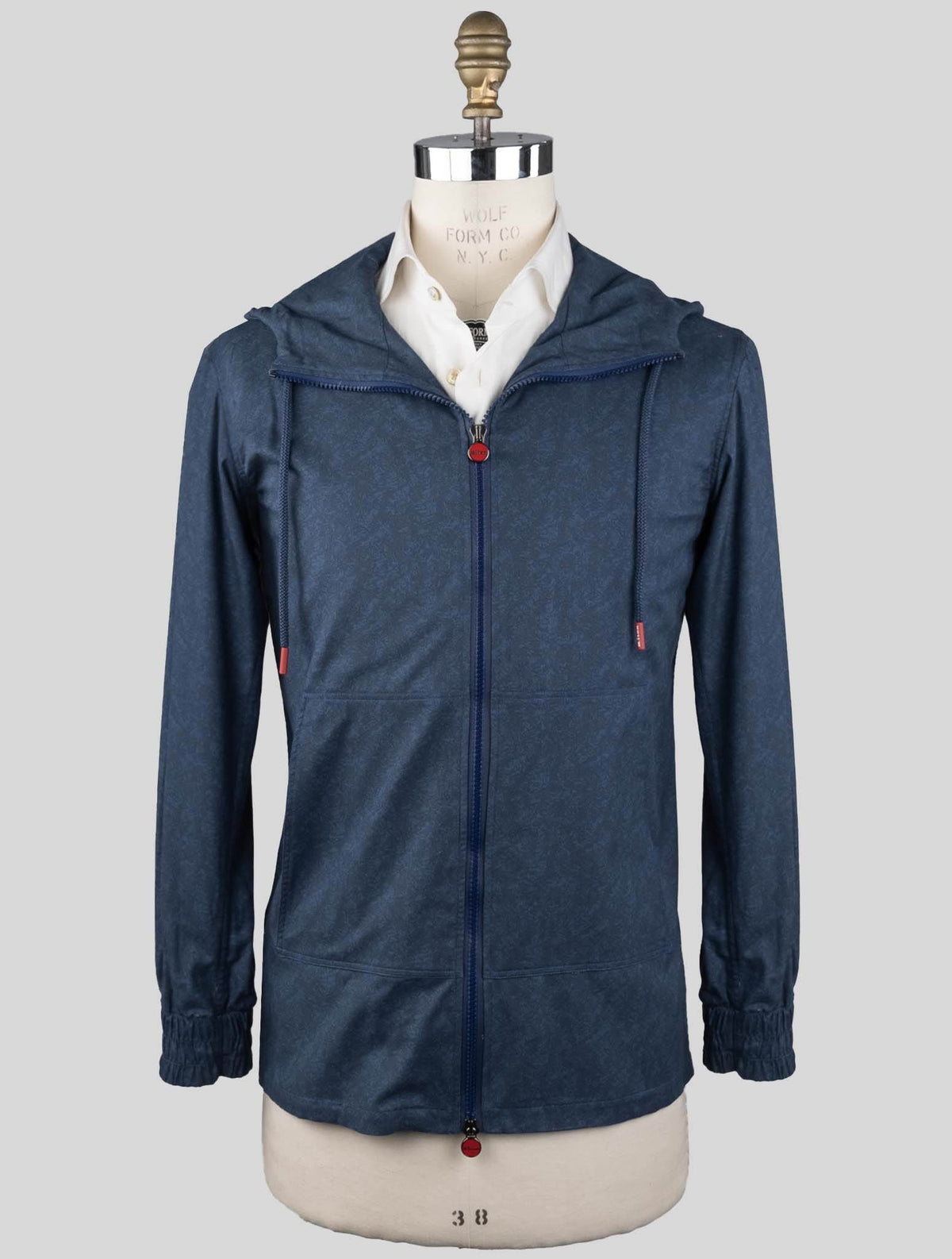 Kiton Kiton Blue Cotton Sweatshirt Umbi Blue 001