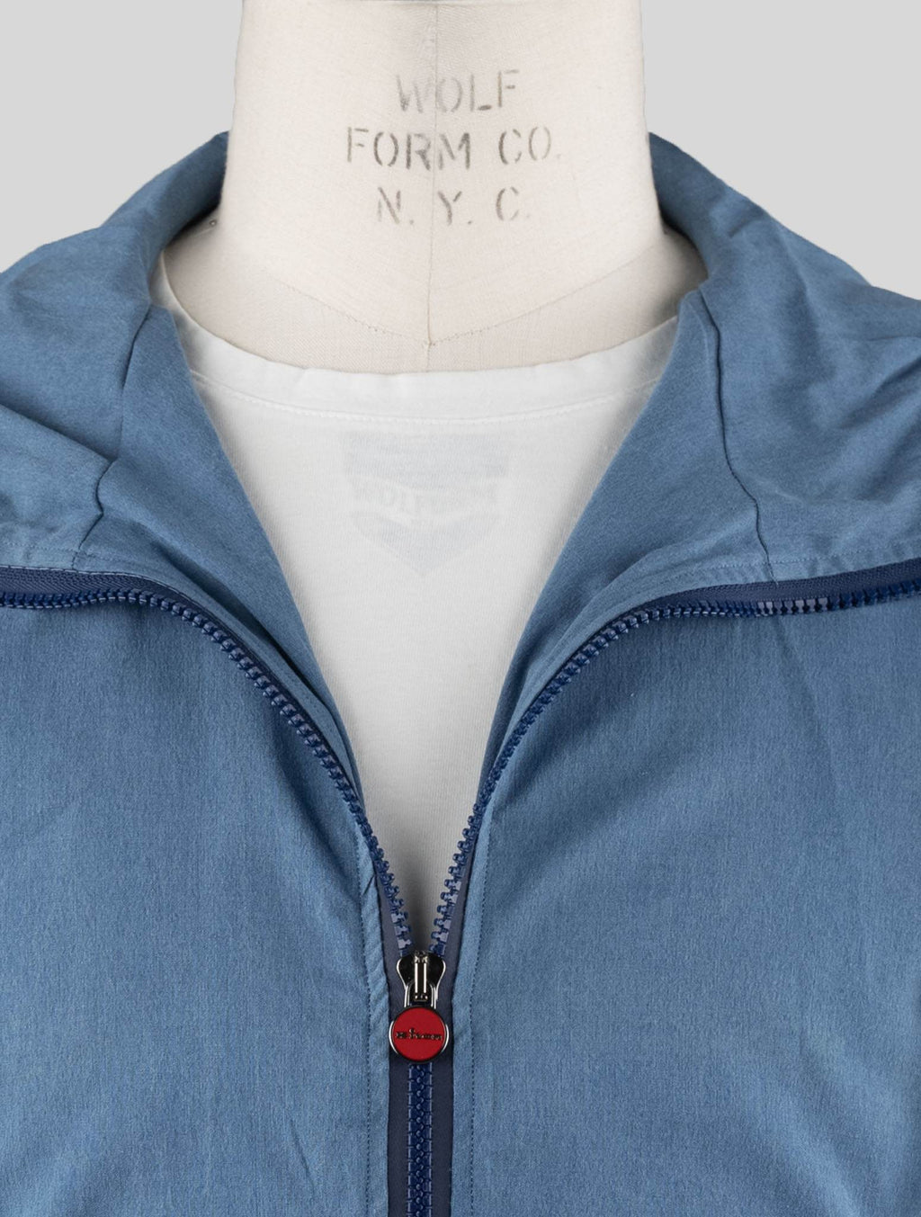 Kiton Light Blue Cotton Sweatshirt Umbi