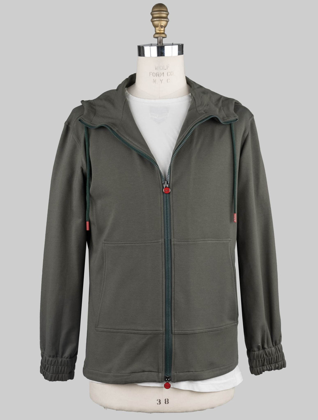 Kiton Dark Green Cotton Ea Sweatshirt Umbi