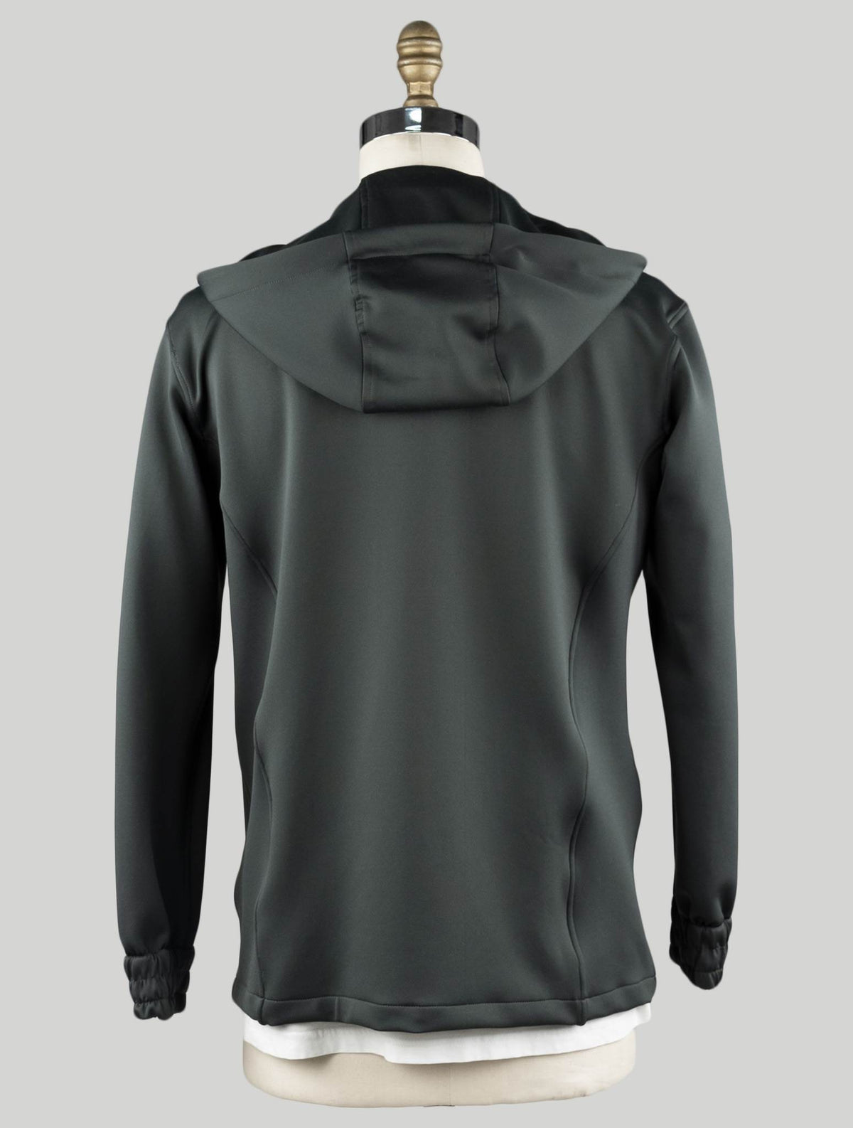 Kiton Gray Pl Cotton Pa Ea Sweatshirt Umbi Neoprene Fabric