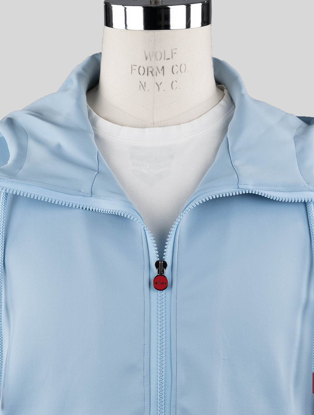 Kiton Light Blue Pl Cotton Pa Ea Sweatshirt Umbi Neoprene Fabric