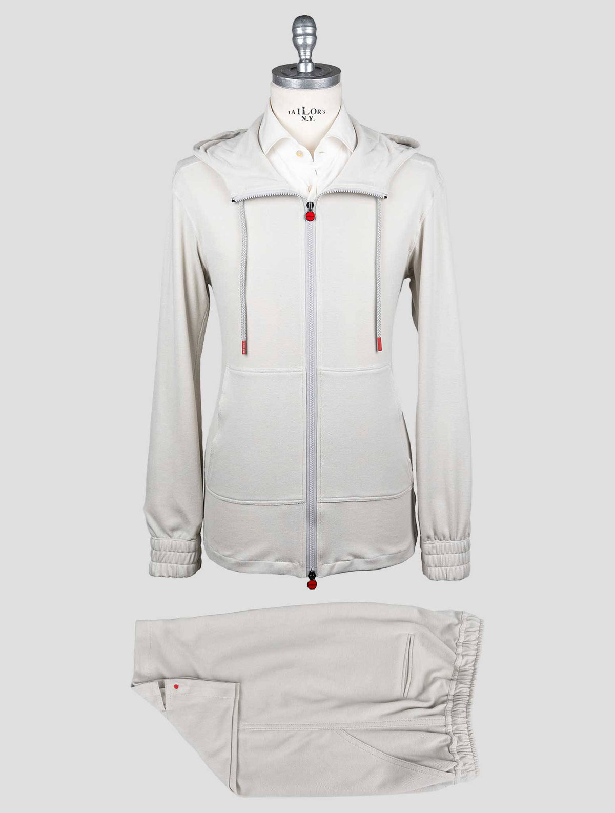 Kiton Kiton Beige Cotton Tracksuit Short Pants KMY56 Beige 000