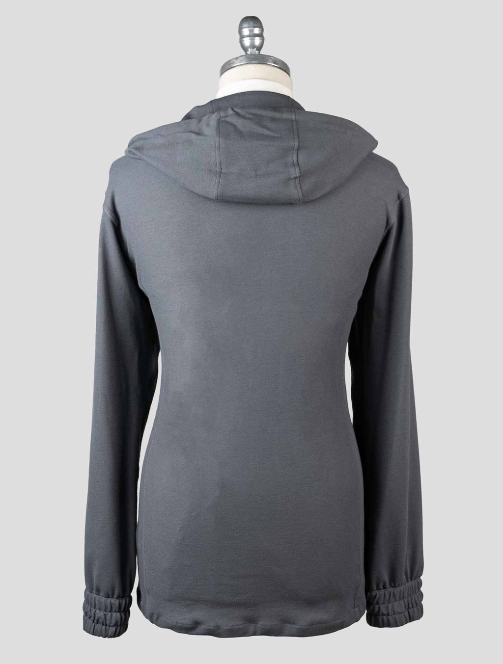 Kiton Gray Cotton Tracksuit Short Pants