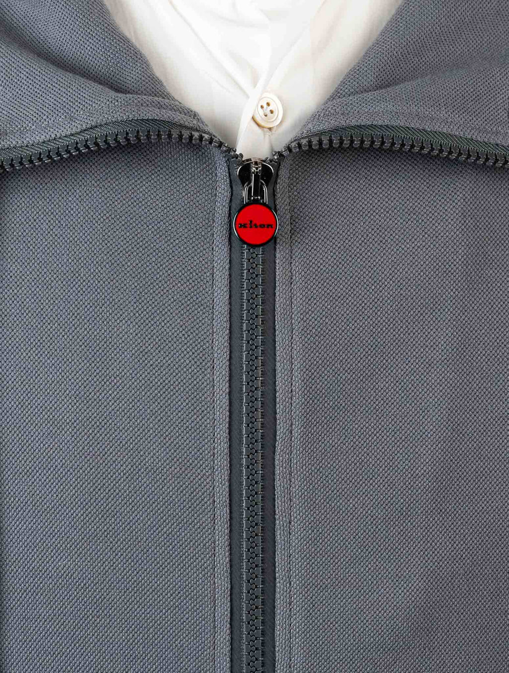 Kiton Gray Cotton Tracksuit Short Pants