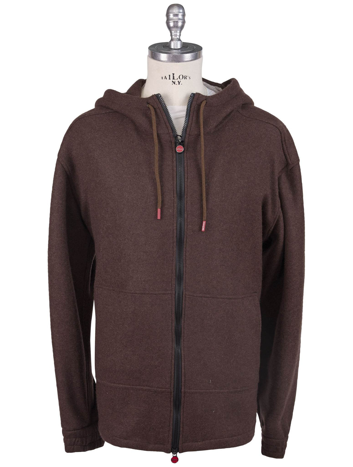 Kiton Brown Cashmere Pa Sweatshirt Umbi