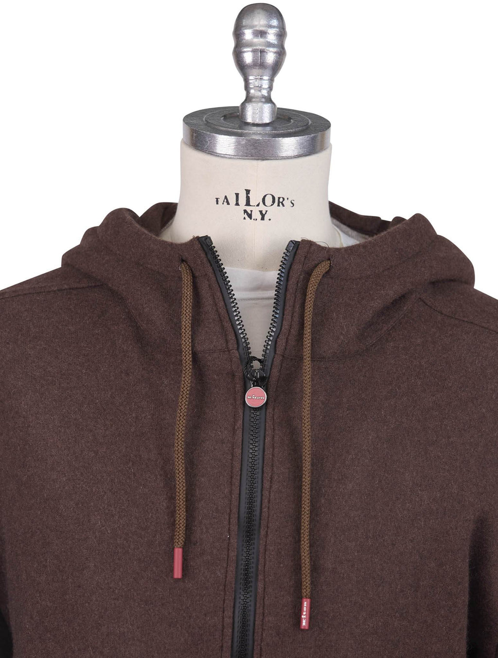 Kiton Brown Cashmere Pa Sweatshirt Umbi