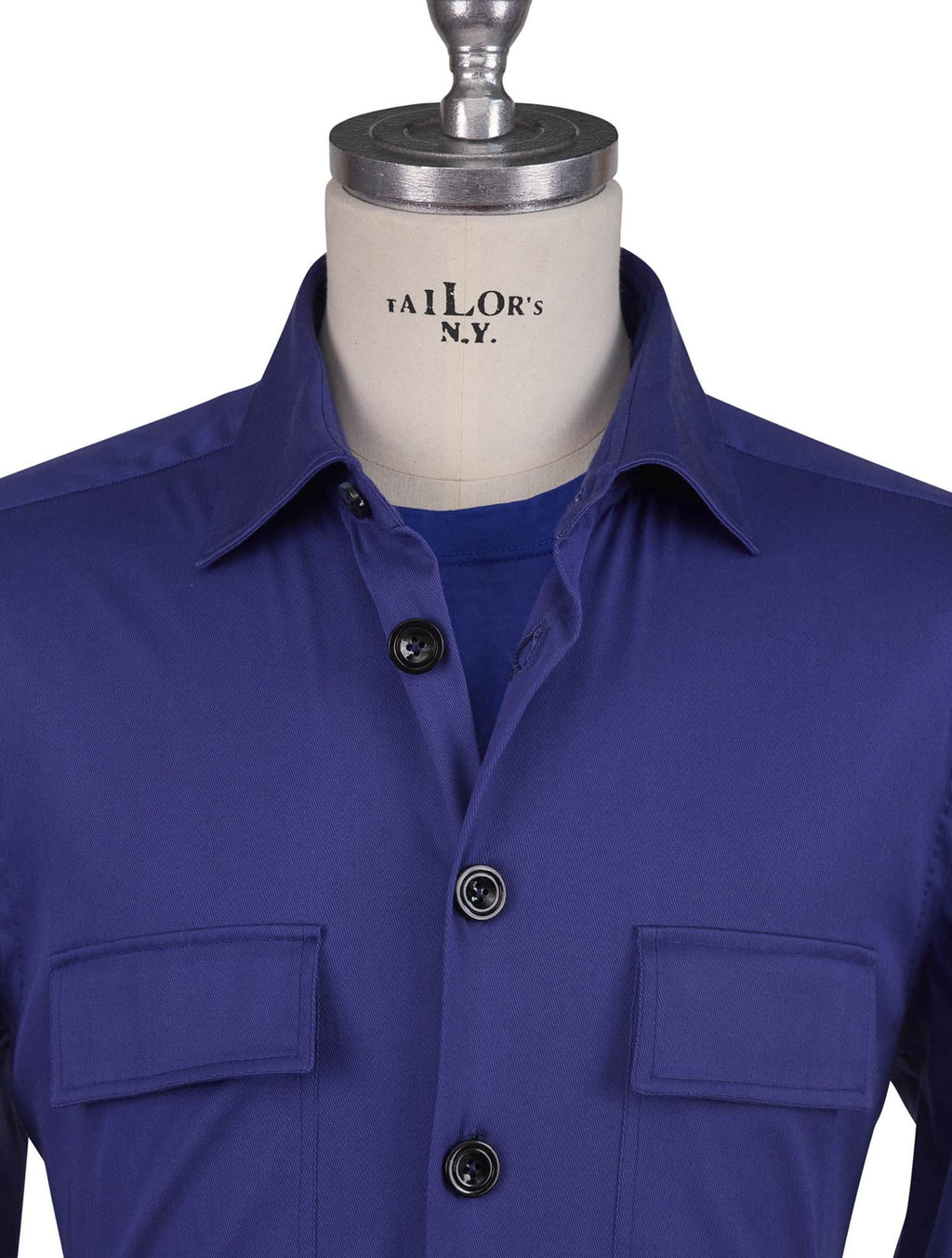 Kiton Blue Lyocell Ea Shirt
