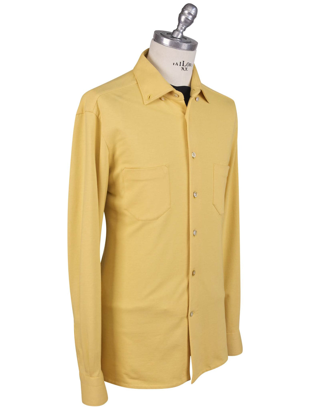 Kiton Kiton Yellow Cotton Ea Shirt Ciro Yellow 001