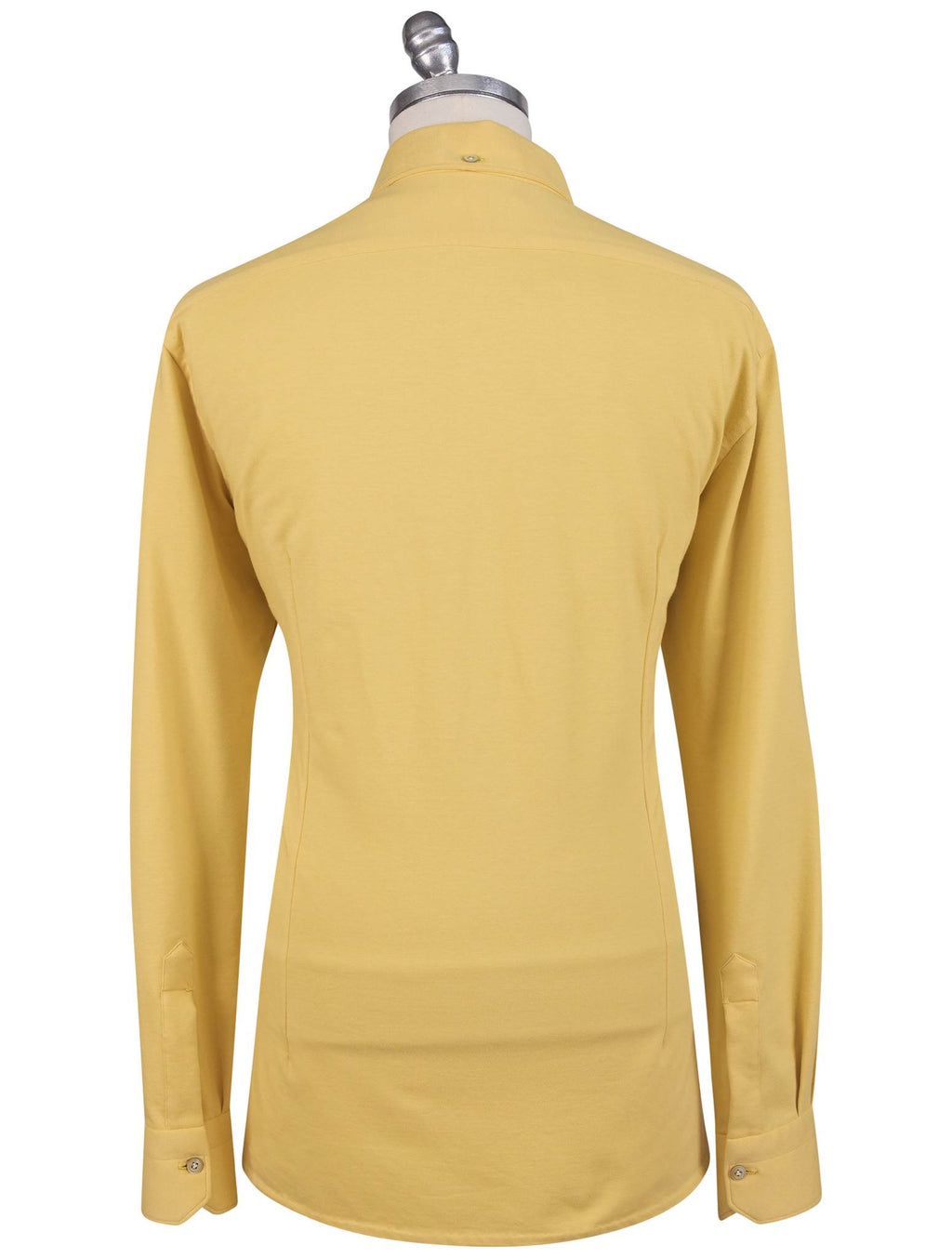 Kiton Yellow Cotton Ea Shirt Ciro