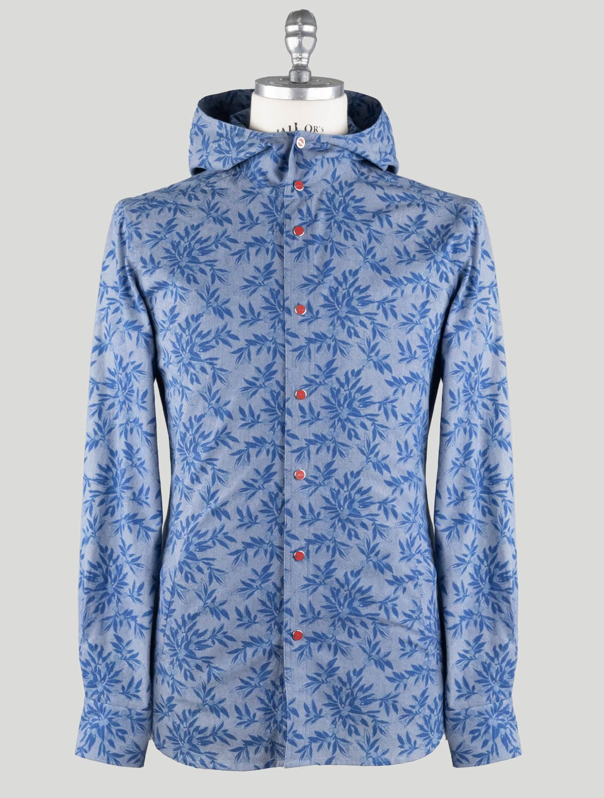 Kiton Blue Cotton Sweatshirt Mariano