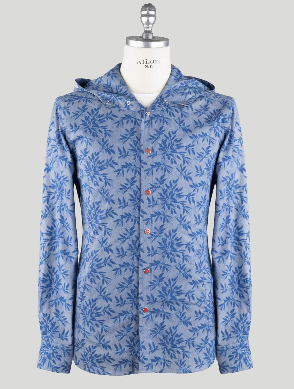 Kiton Kiton Blue Cotton Sweatshirt Mariano Blue 001