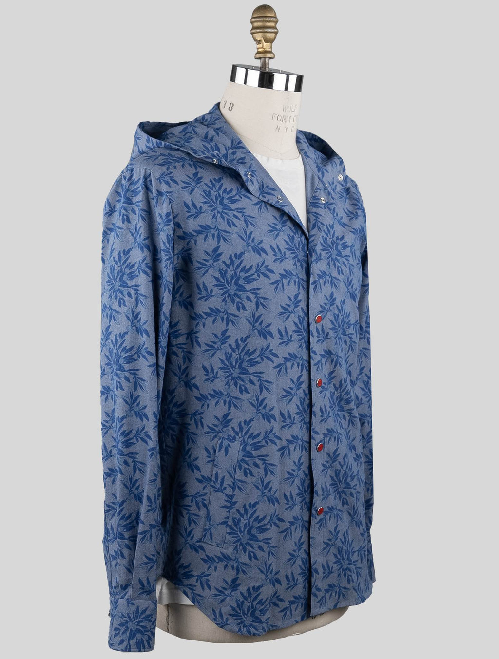 Kiton Blue Cotton Sweatshirt Mariano