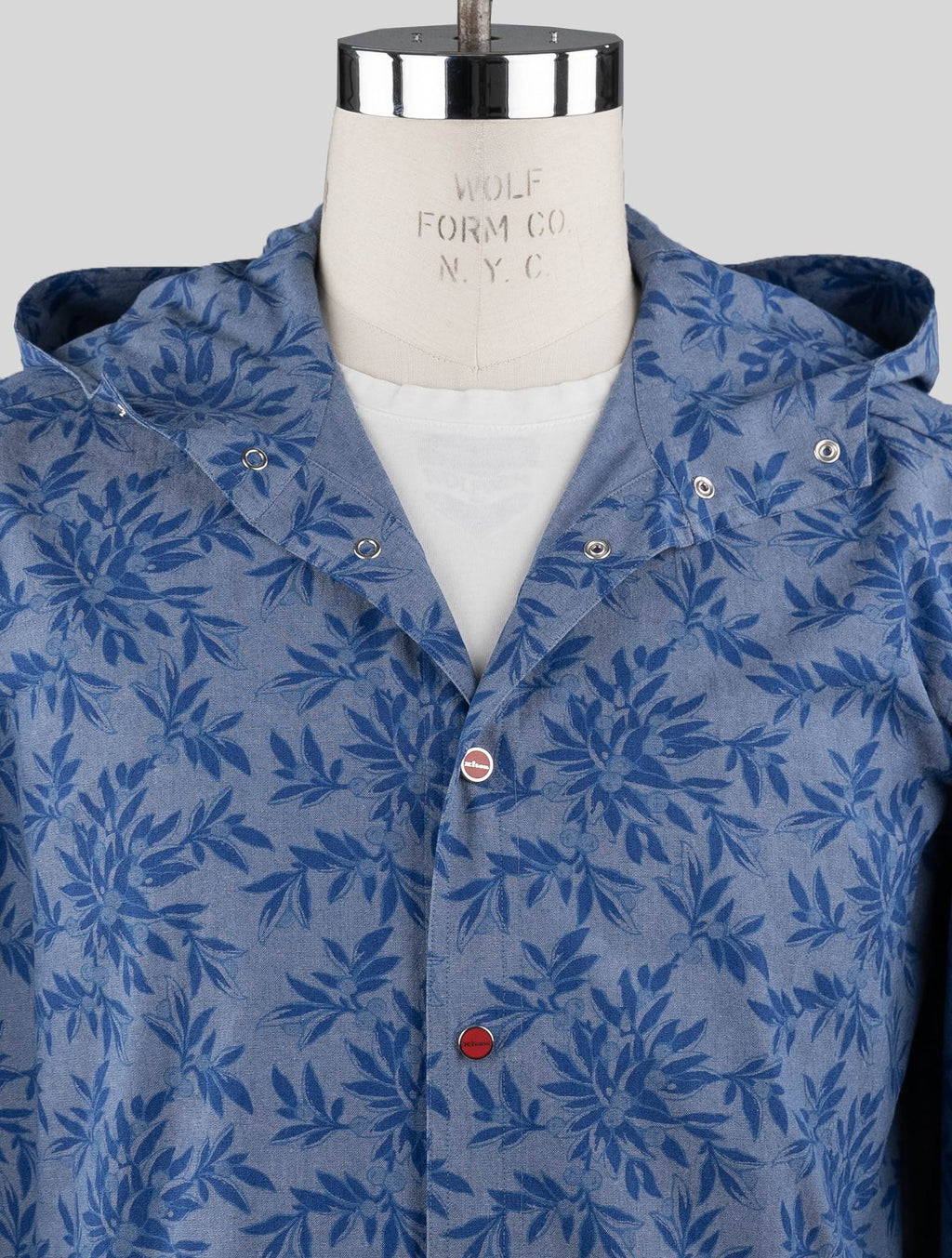 Kiton Blue Cotton Sweatshirt Mariano