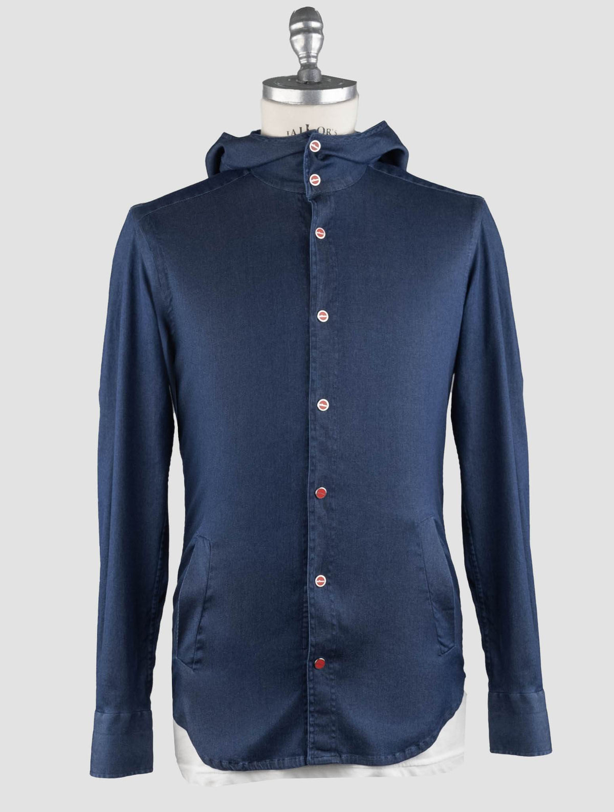 Kiton Kiton Denim Cotton Ea Shirt Mod Mariano Denim 000