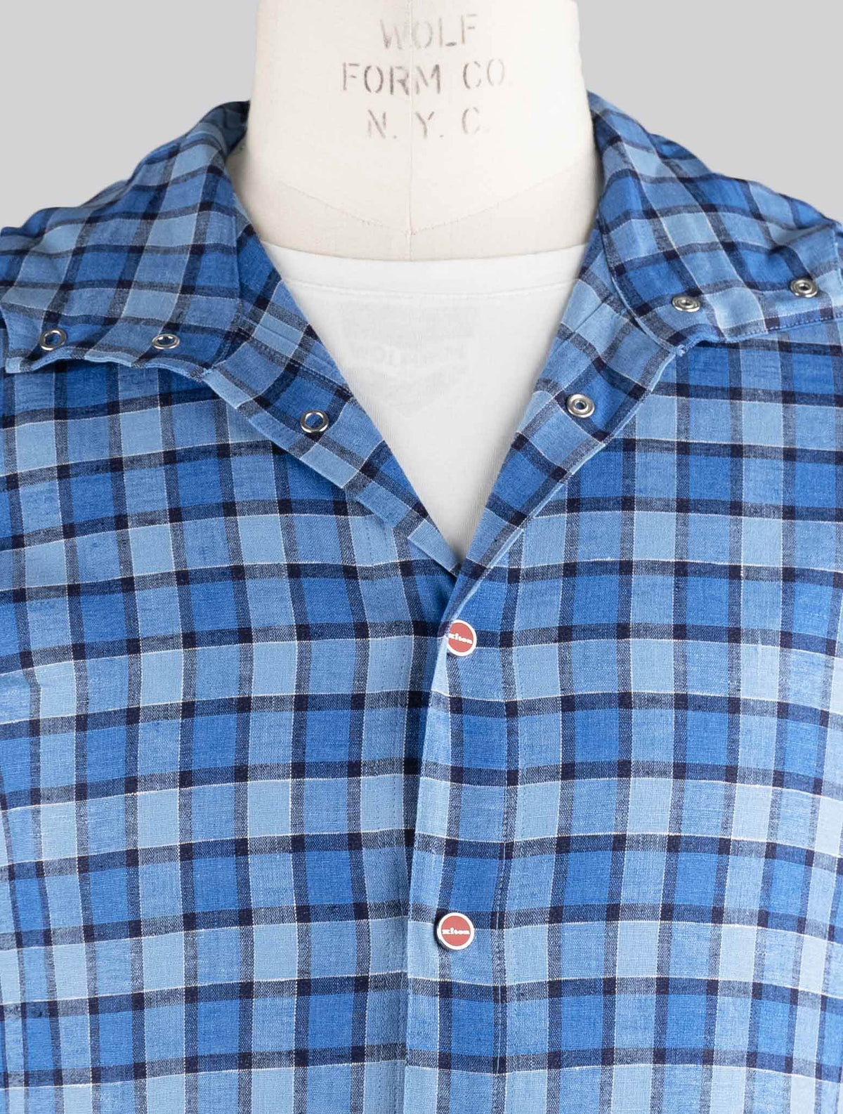 Kiton Multicolor Linen Pl Ea Shirt Mariano