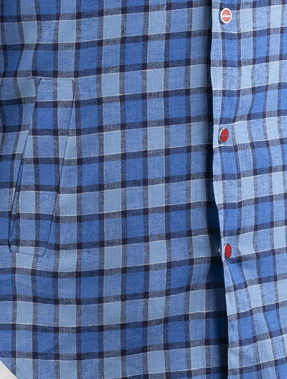 Kiton Multicolor Linen Pl Ea Shirt Mariano