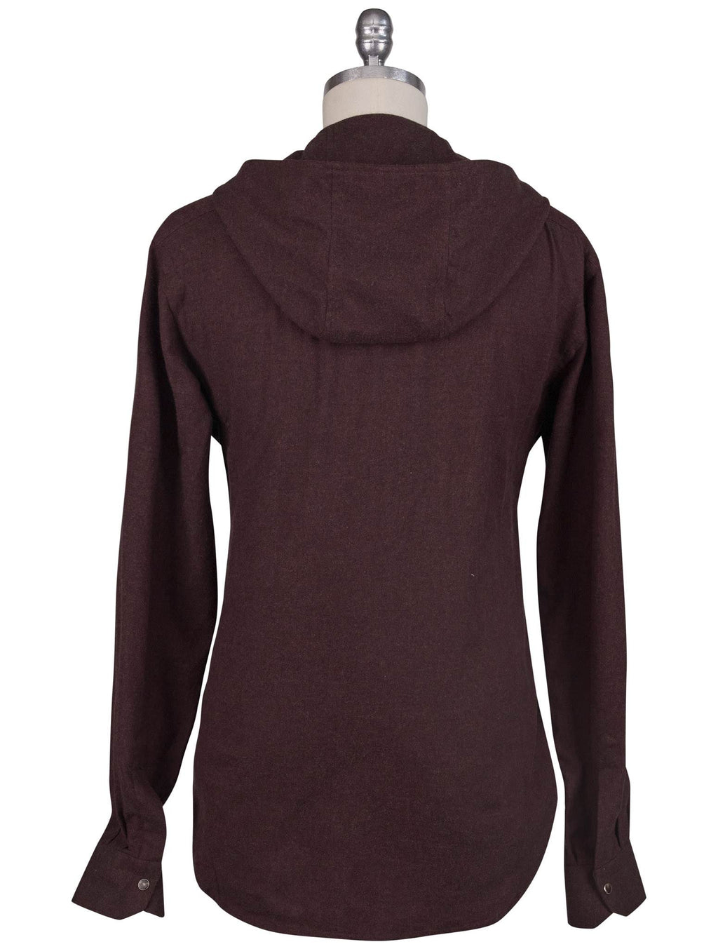 Kiton Burgundy Cotton Overshirt Mariano