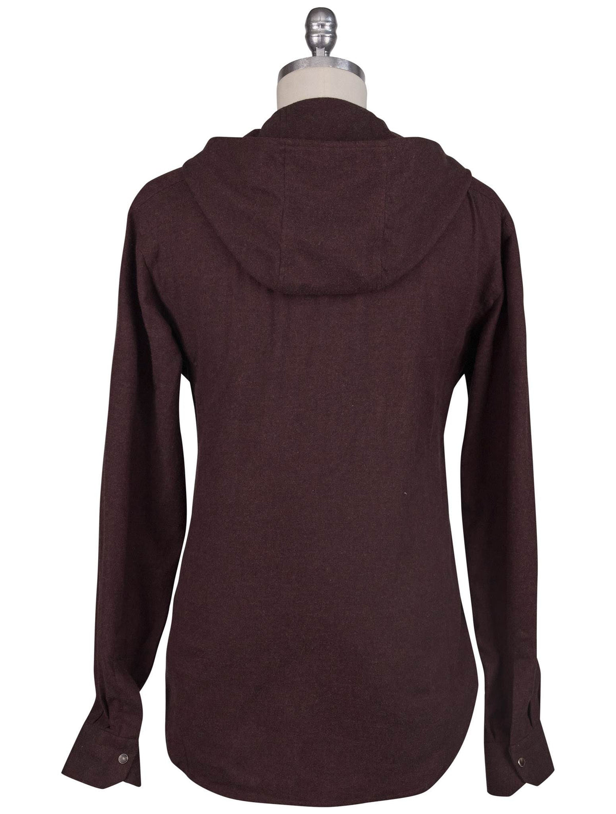 Kiton Burgundy Cotton Overshirt Mariano