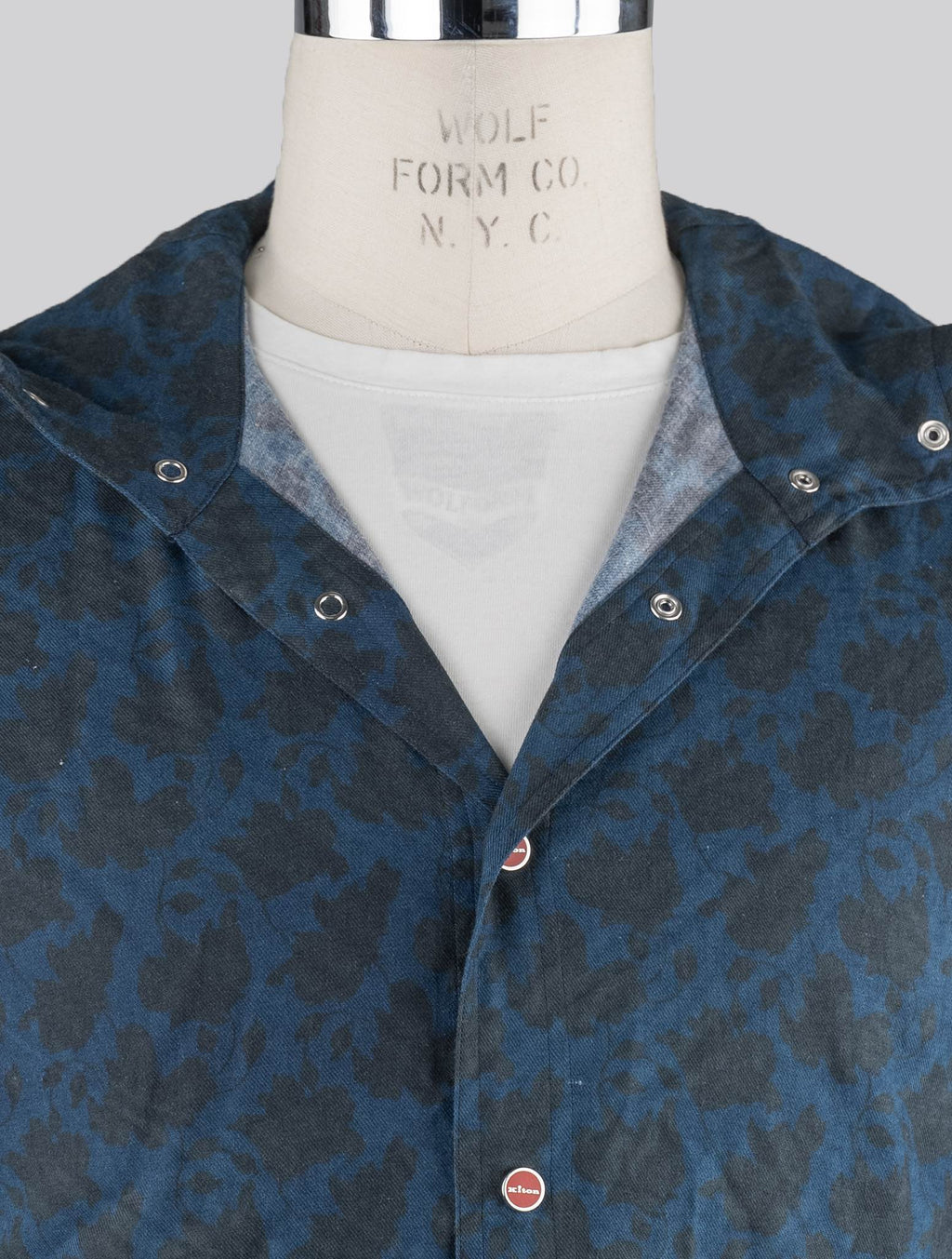 Kiton Blue Green Cotton Overshirt Mariano