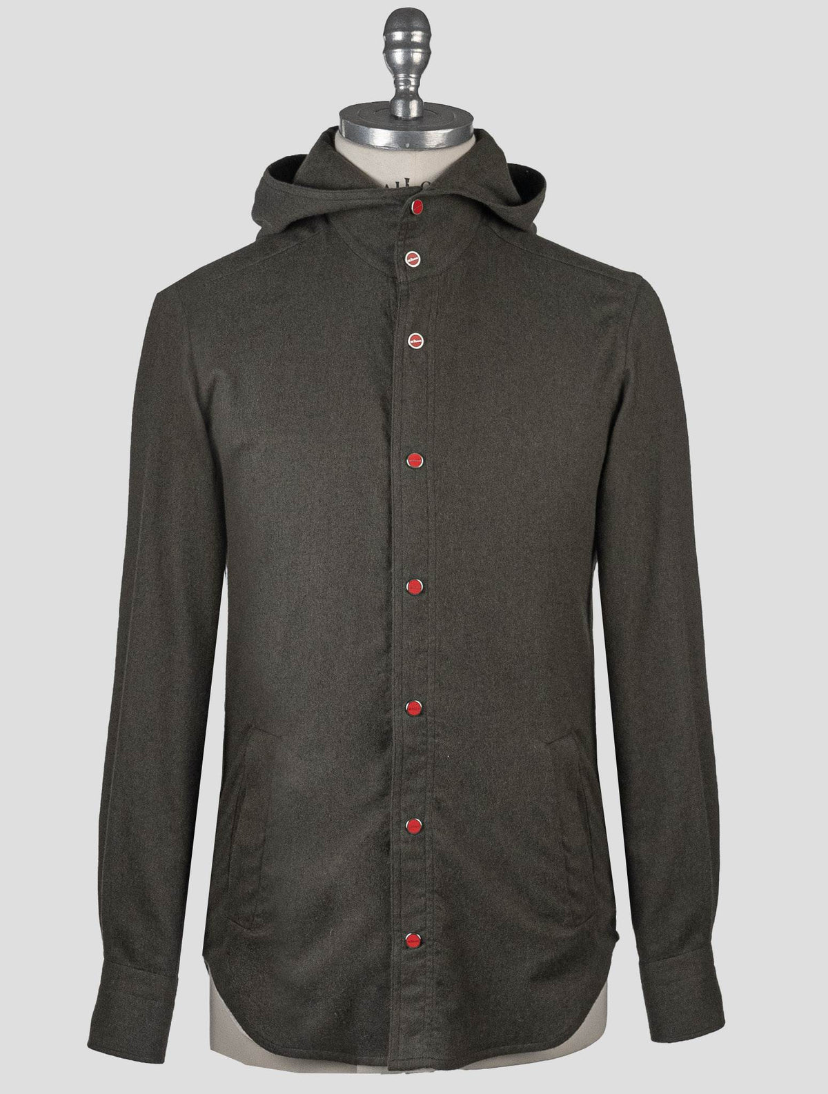 Kiton Kiton Green Cotton Shirt Mariano Green 000