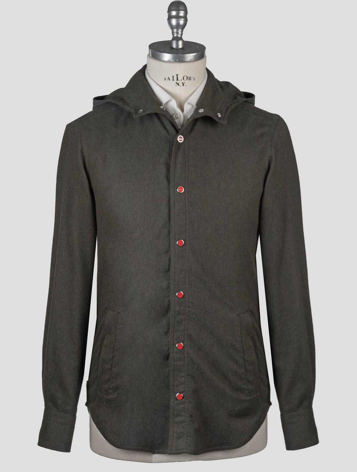 Kiton Kiton Green Cotton Shirt Mariano Green 001