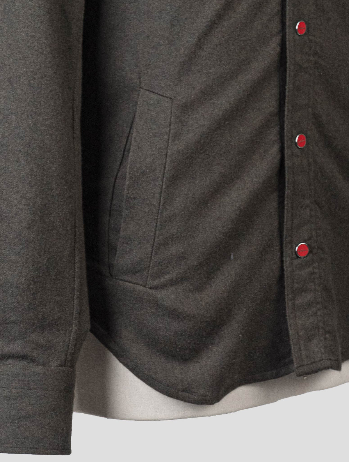 Kiton Green Cotton Shirt Mariano