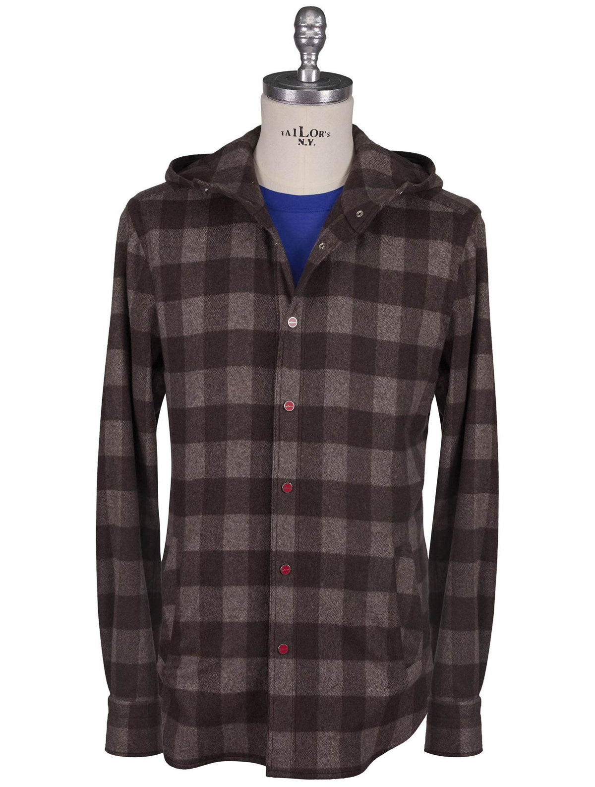 Kiton Kiton Brown Cashmere Overshirt Mariano Brown 000