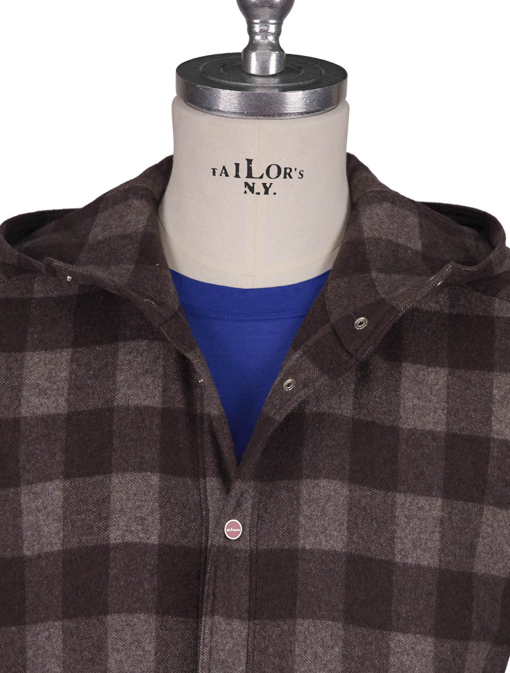 Kiton Brown Cashmere Overshirt Mariano