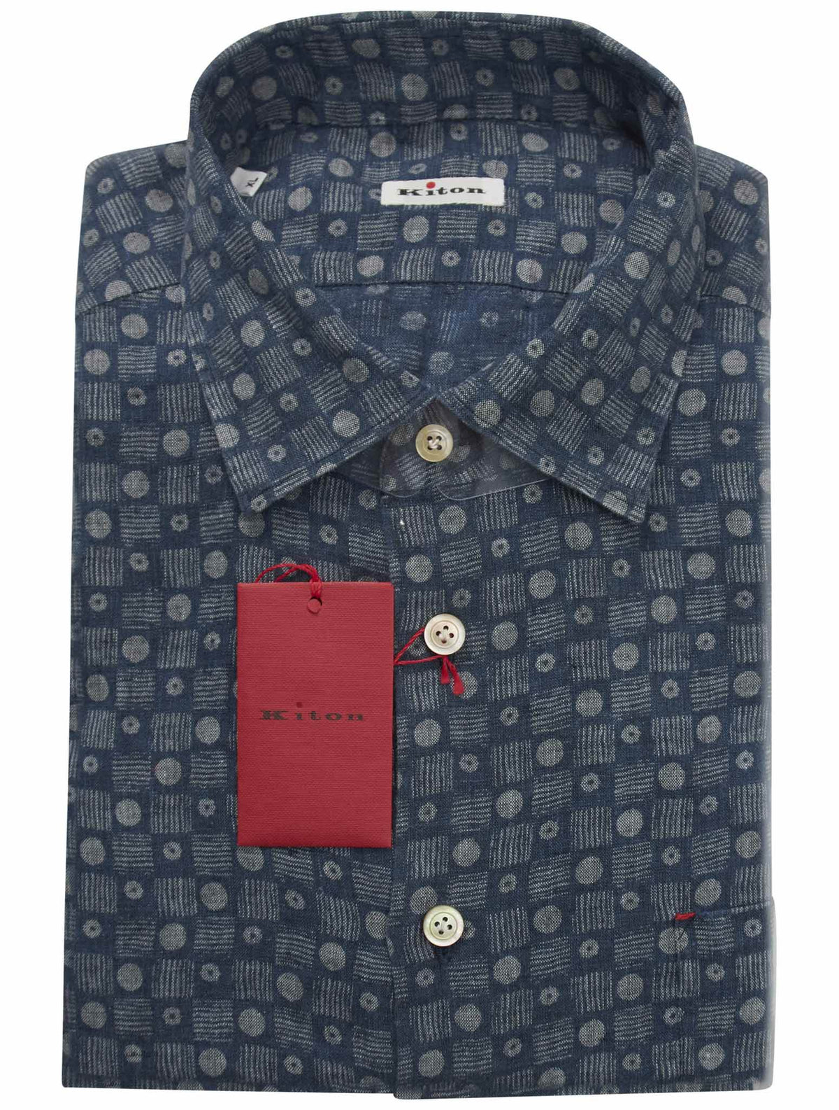 Kiton Multicolor Linen Shirt