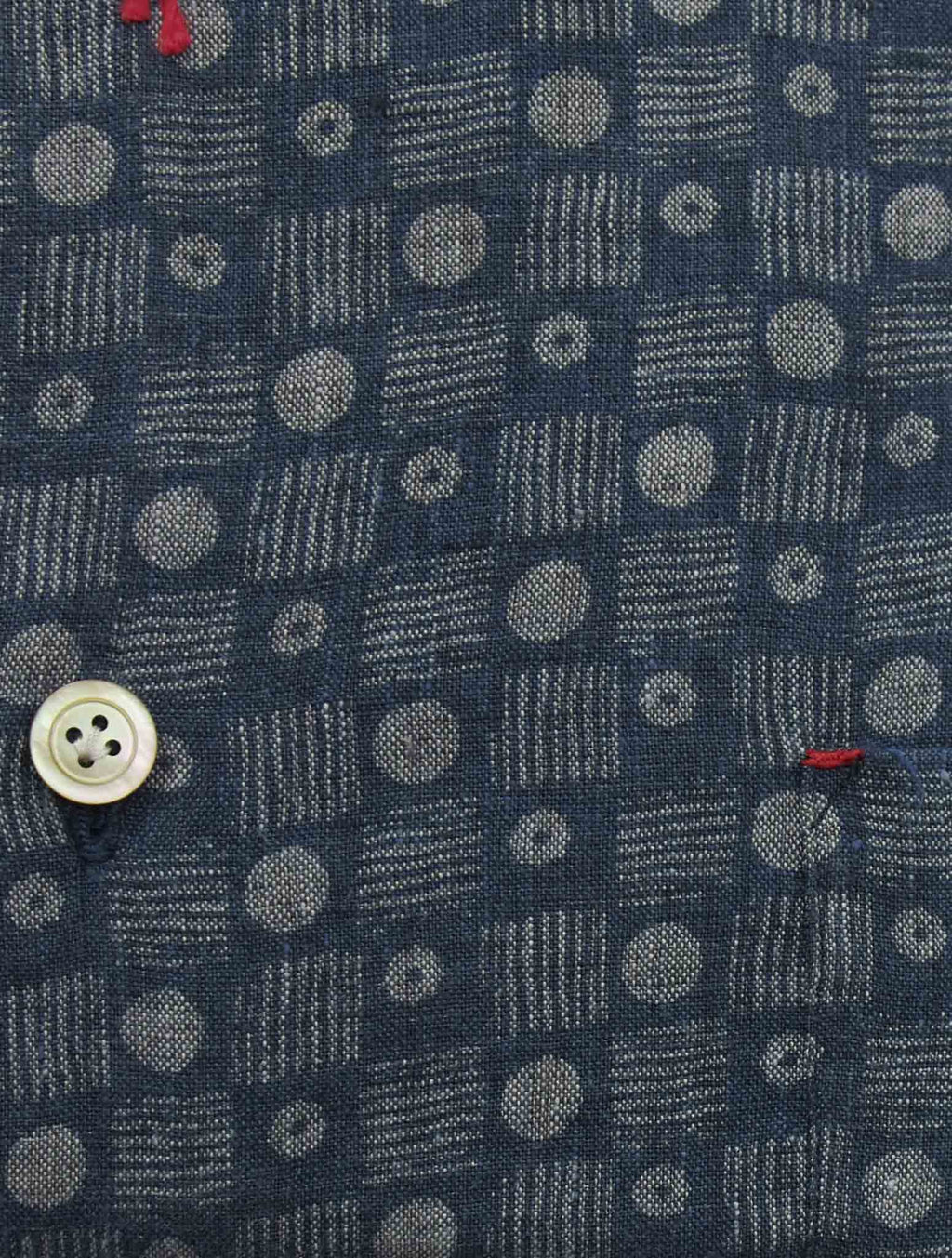 Kiton Multicolor Linen Shirt