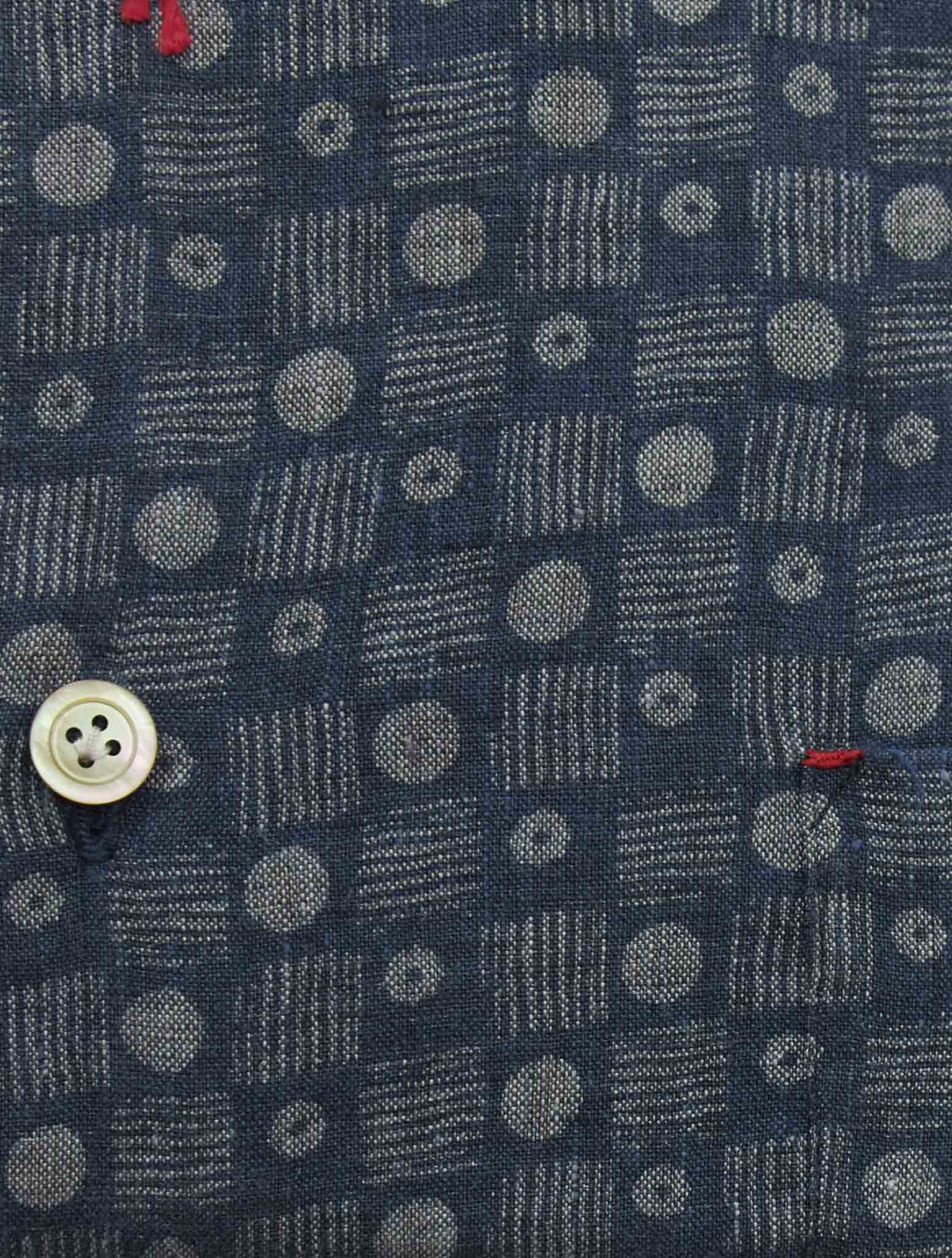 Kiton Multicolor Linen Shirt