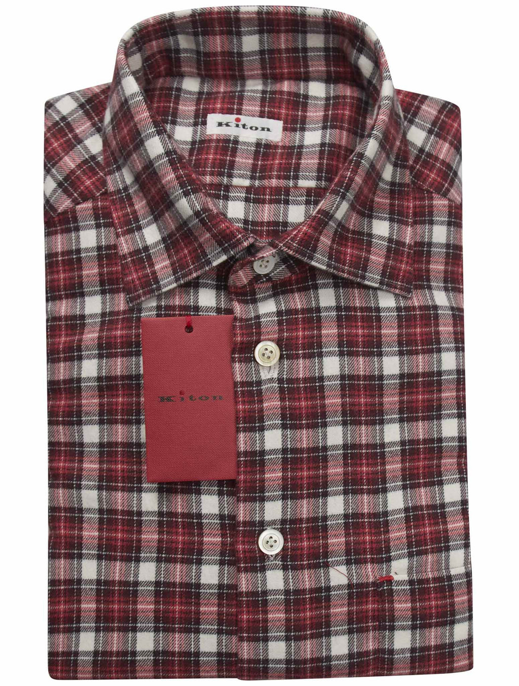 Kiton Multicolor Cotton Shirt