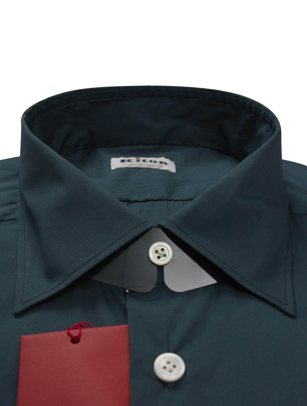 Kiton Kiton Green Cotton Pl EaShirt Green 001