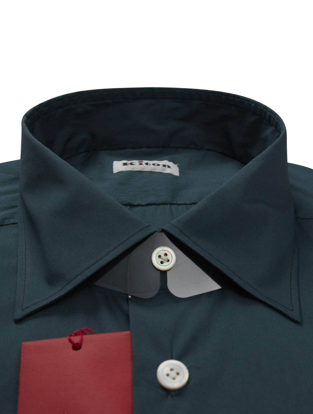 Kiton Kiton Green Cotton Pl EaShirt Green 001