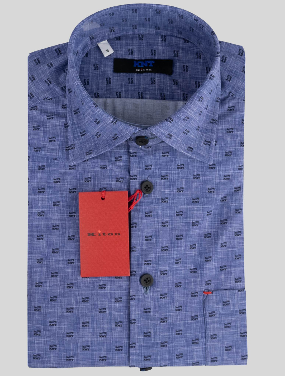 KNT Kiton Blue Pa Ea Shirt