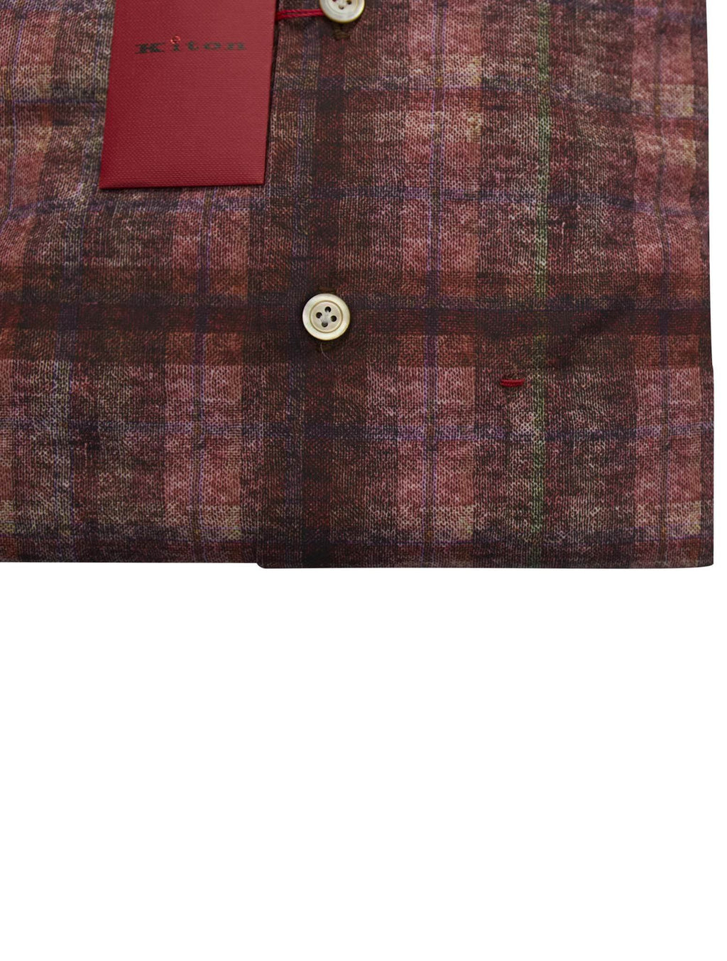 Kiton Multicolor Cotton Shirt