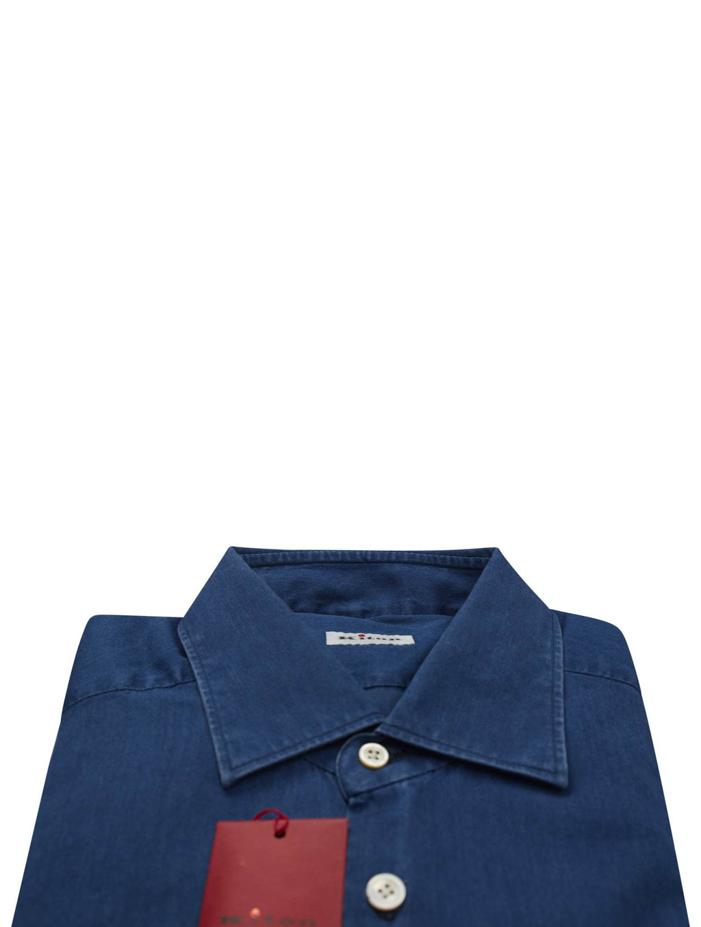 Kiton Kiton Blue Cotton Shirt Blue 001