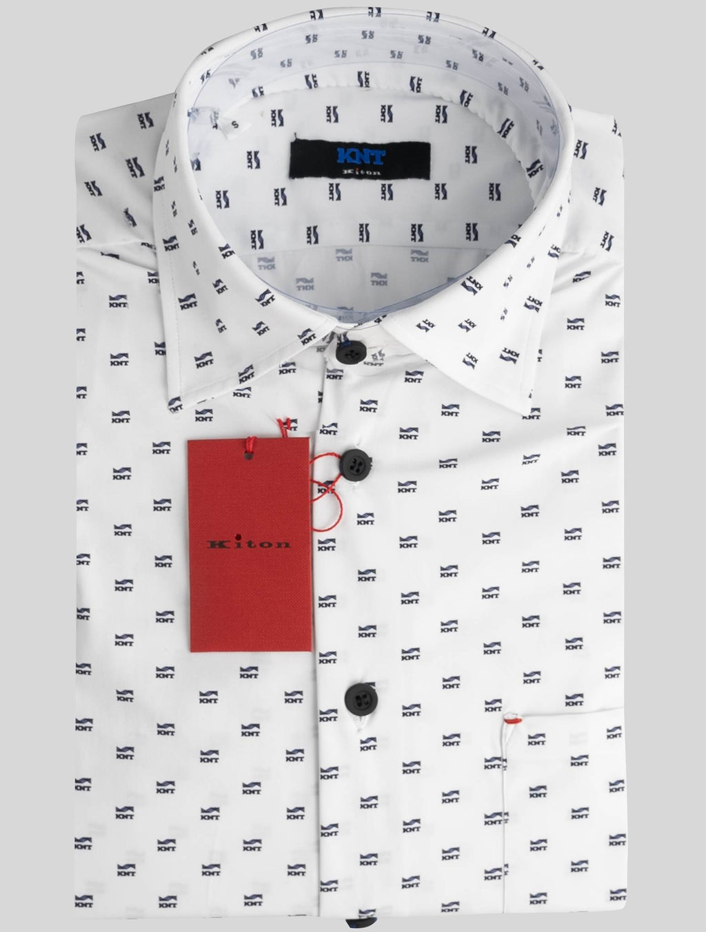 KNT Kiton White Pa Ea Shirt