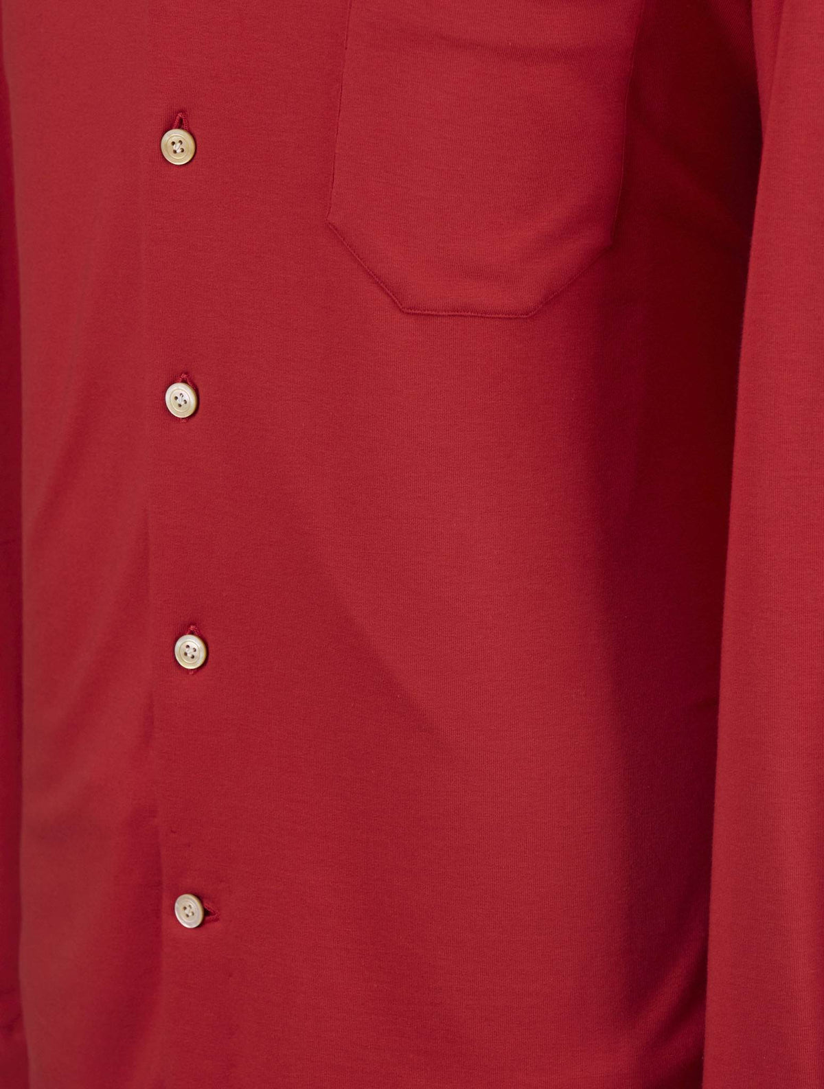 Kiton Red Cotton EA Shirt