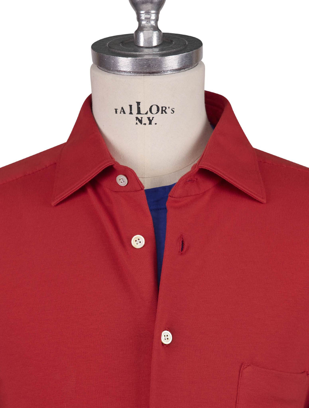 Kiton Red Cotton EA Shirt