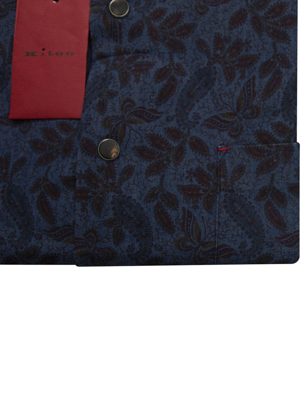 Kiton Multicolor Cotton Shirt