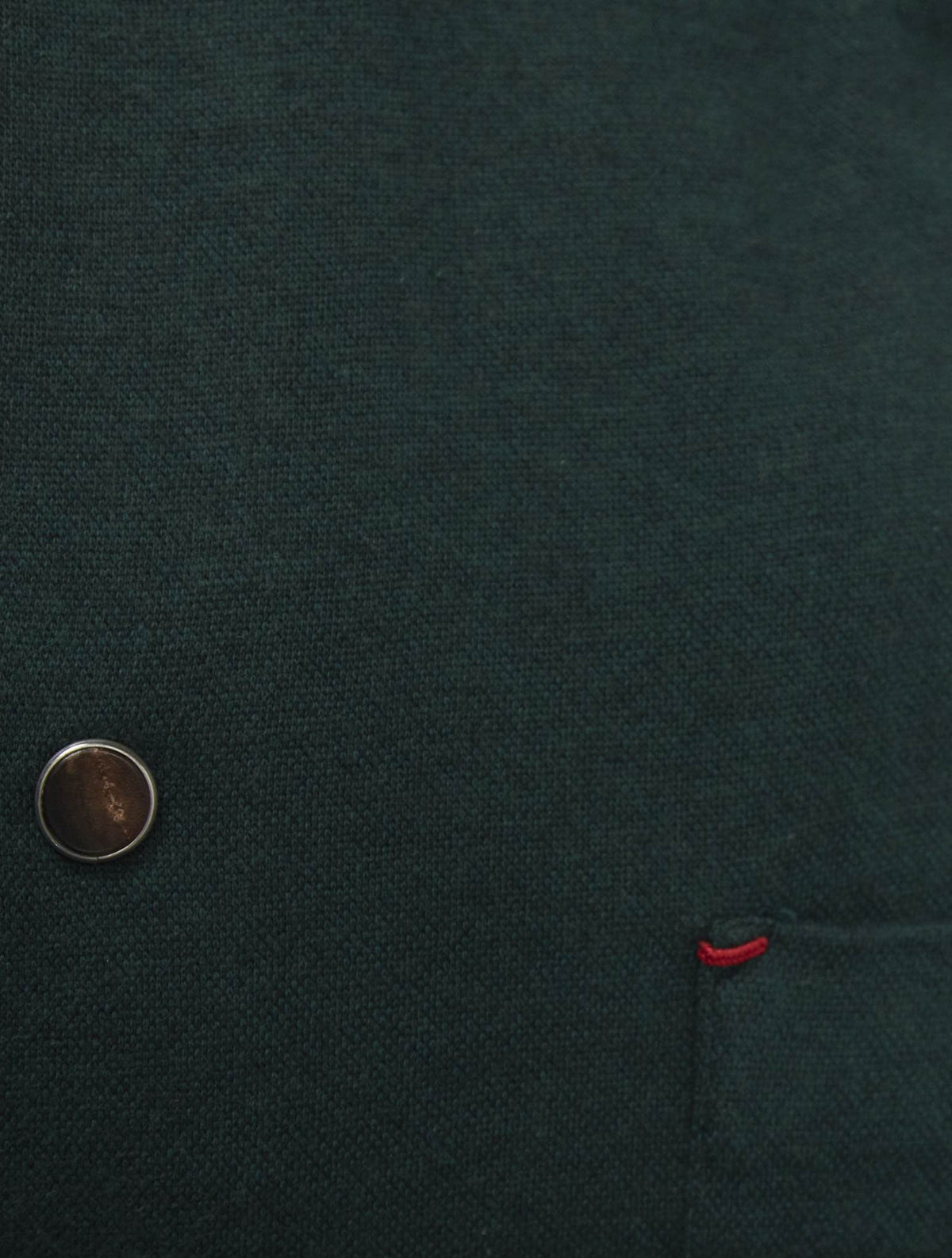 Kiton Green Cotton Cashmere Shirt