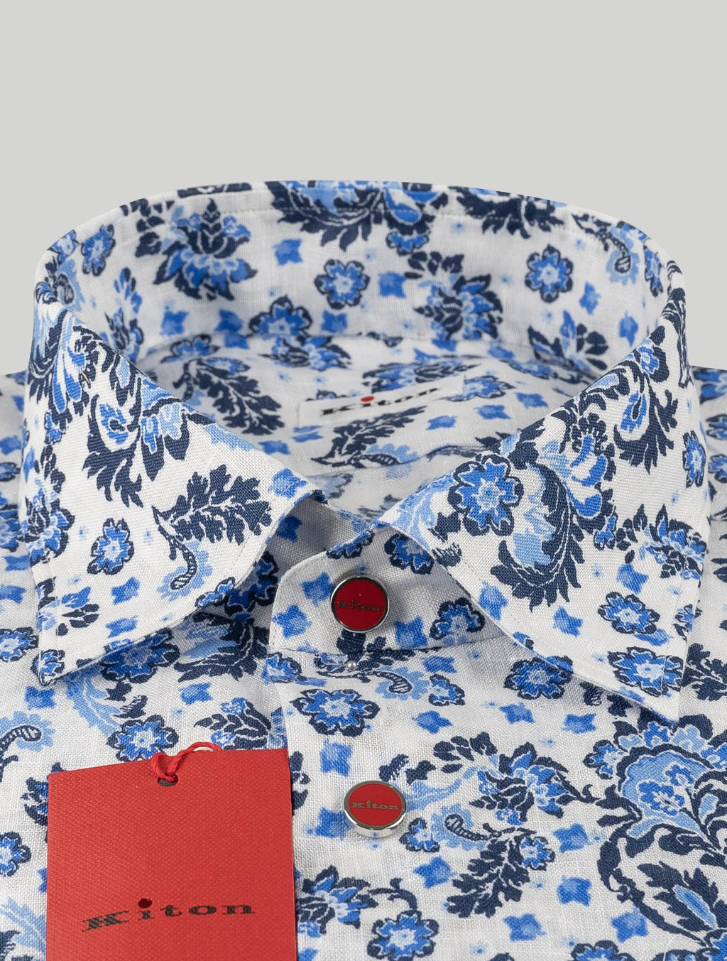 Kiton Kiton Multicolor Linen Shirt Multicolor 001