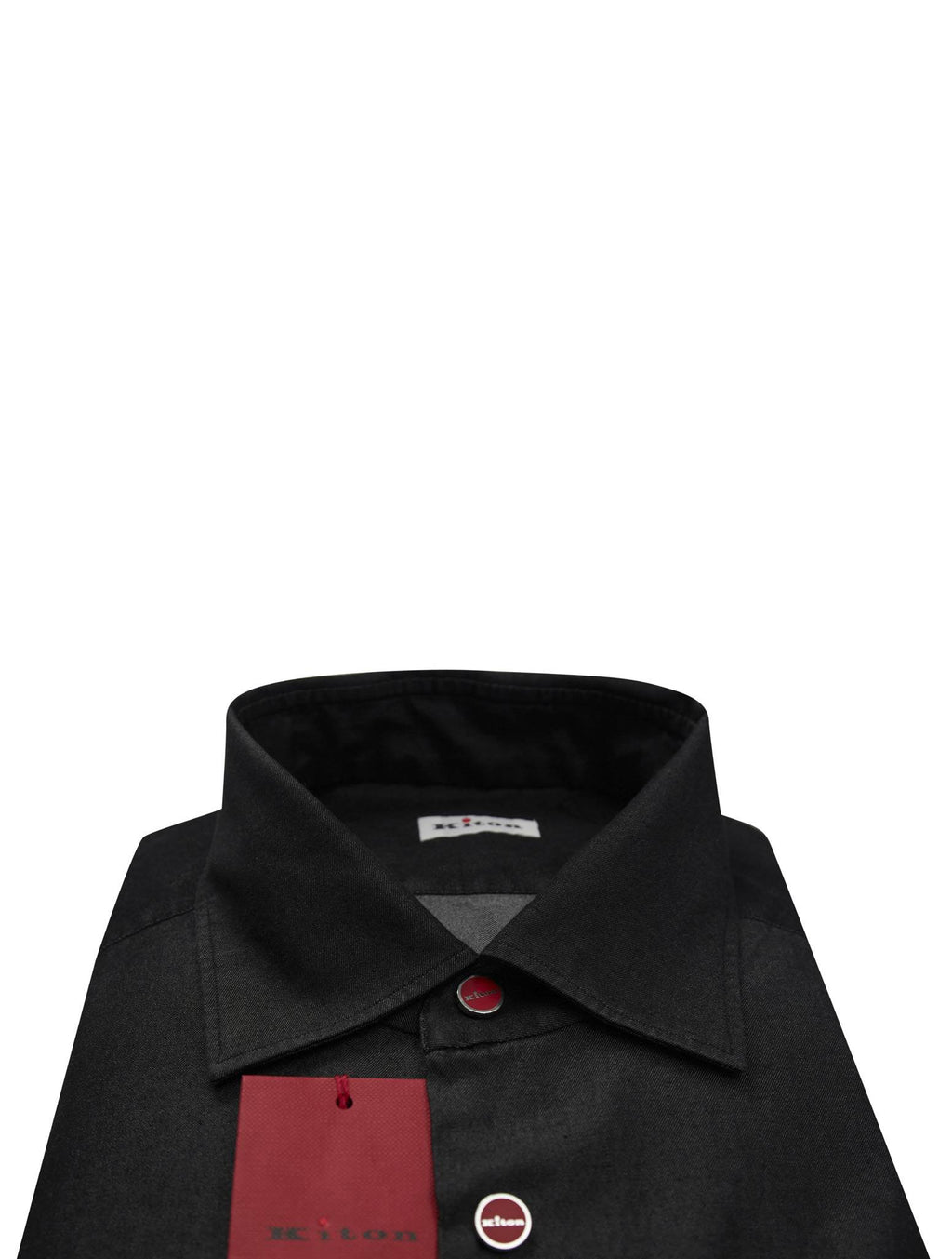 Kiton Kiton Black Cotton Shirt Black 001