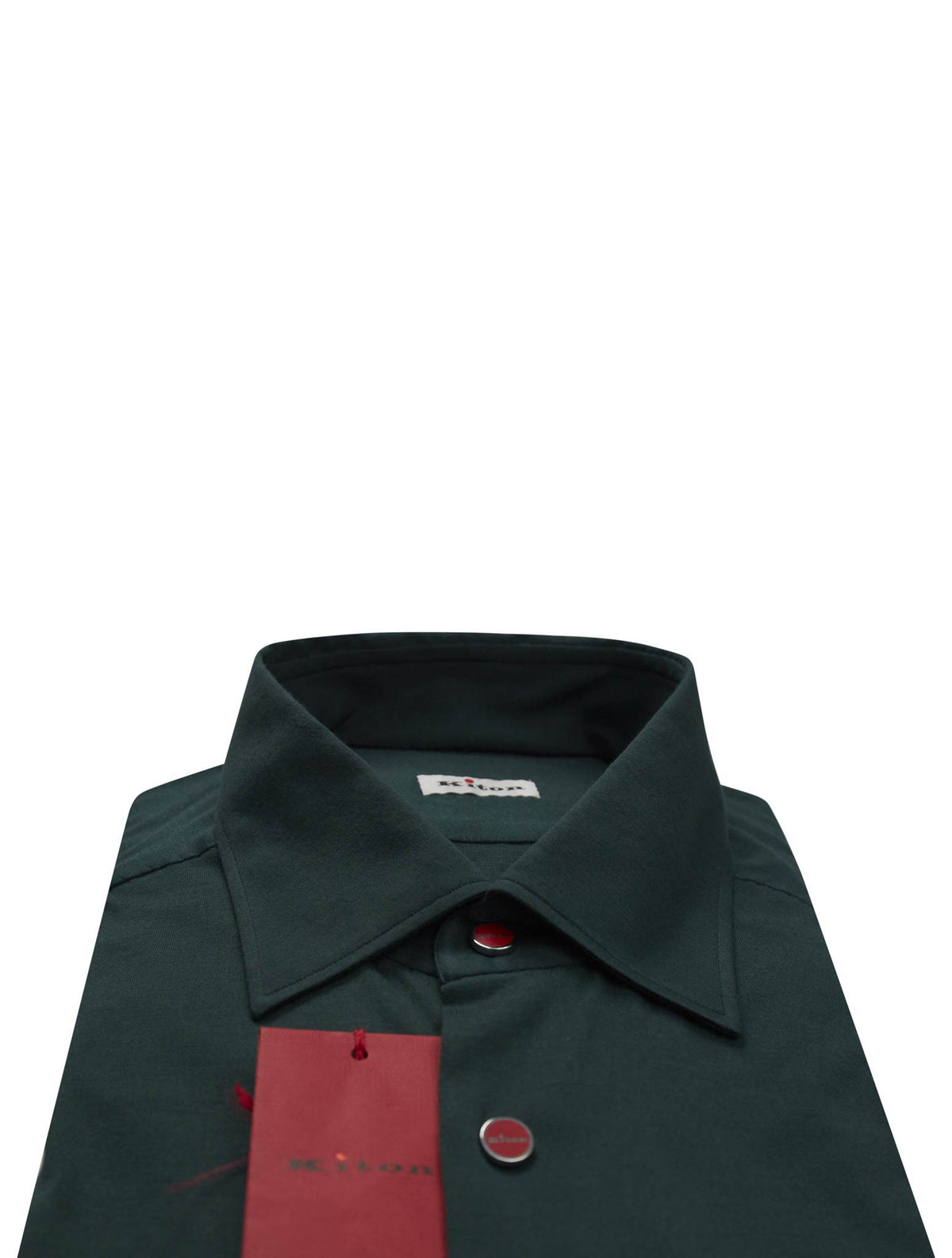 Kiton Kiton Green Cotton Shirt Green 001