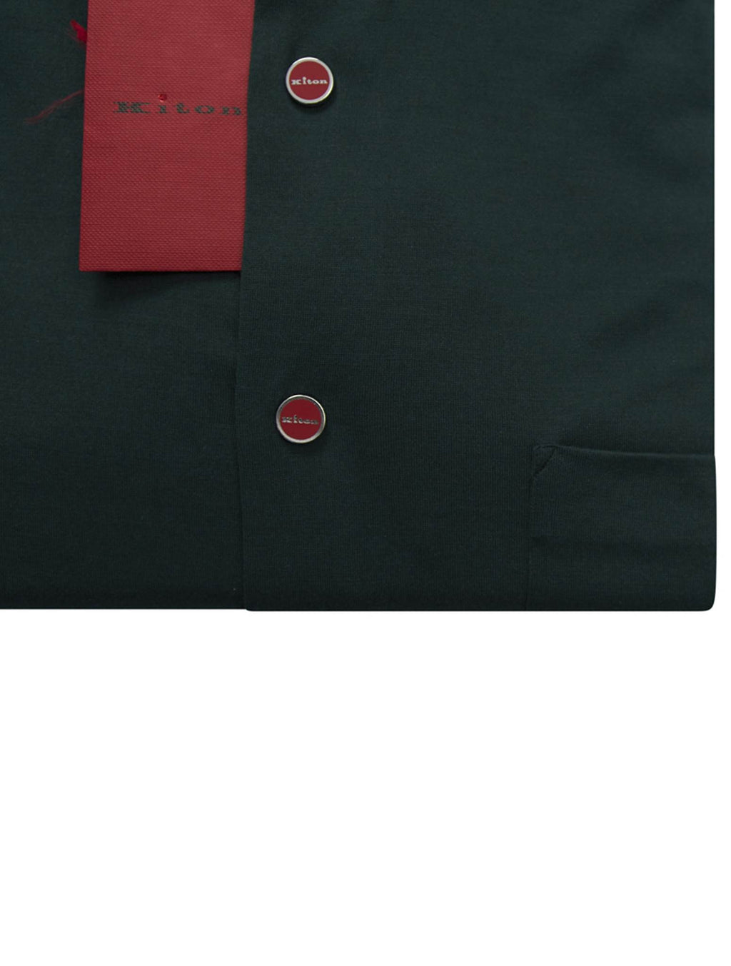 Kiton Green Cotton Shirt