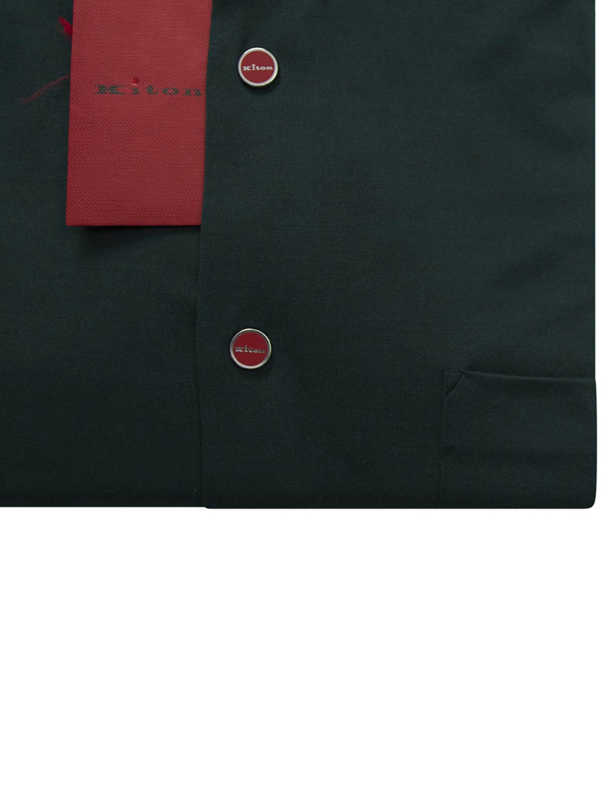 Kiton Green Cotton Shirt