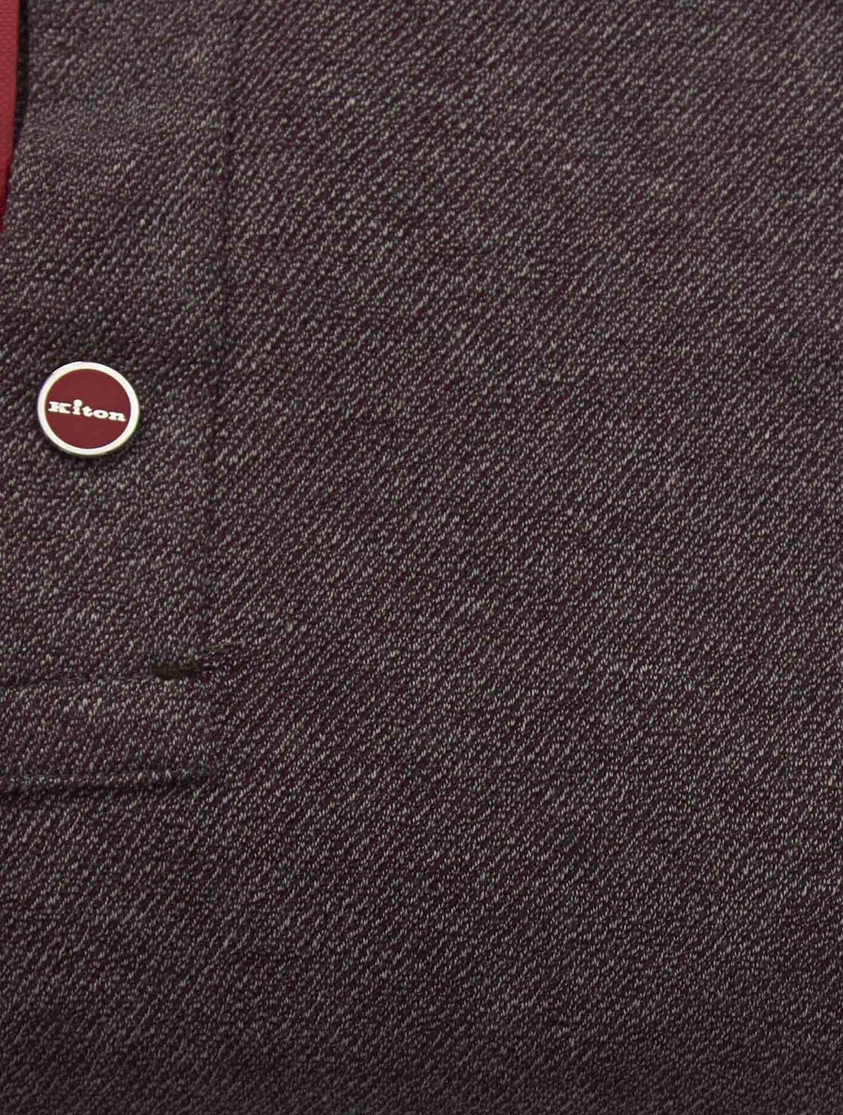 Kiton Multicolor Cotton Shirt