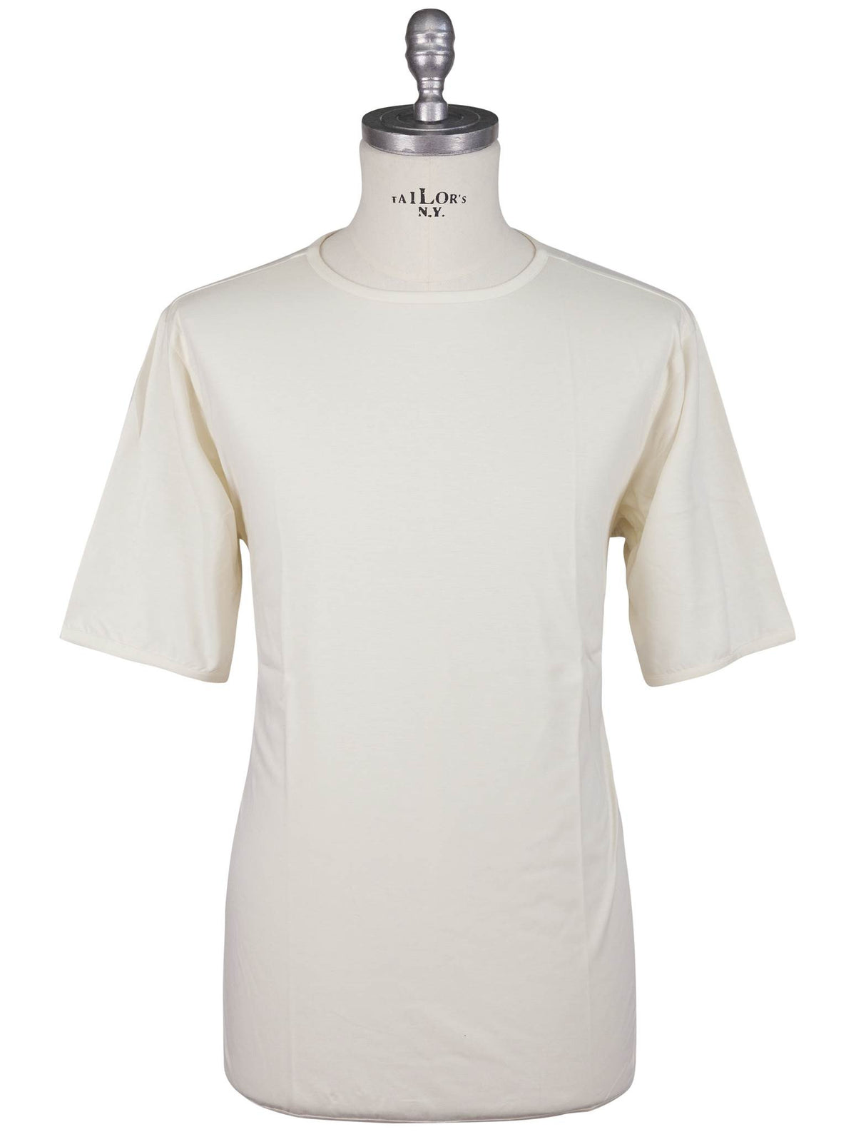 Kiton White Cotton T-Shirt